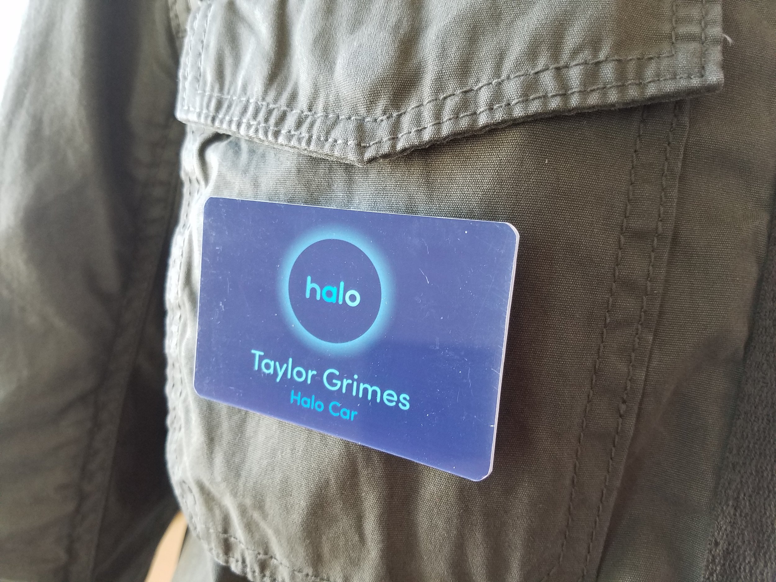 Meanwhile our team had name tags,
