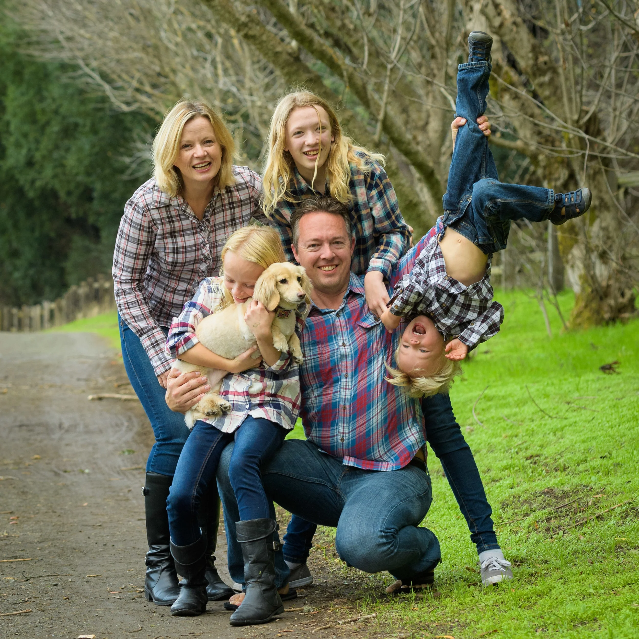 The Schmauch family, owners of GoodEye Photography – photo circa November 2016