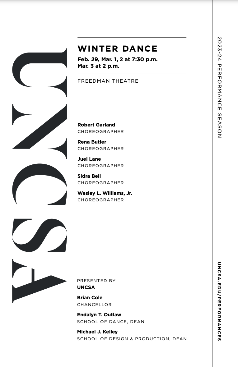 UNCSA Winter Dance 2024