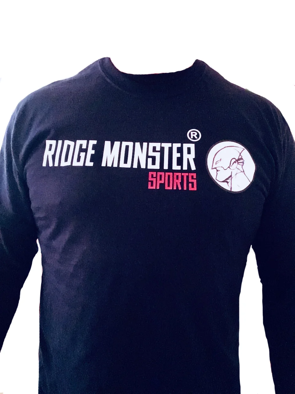 RIDGE MONSTER® Black Sports Longsleeve Top 
