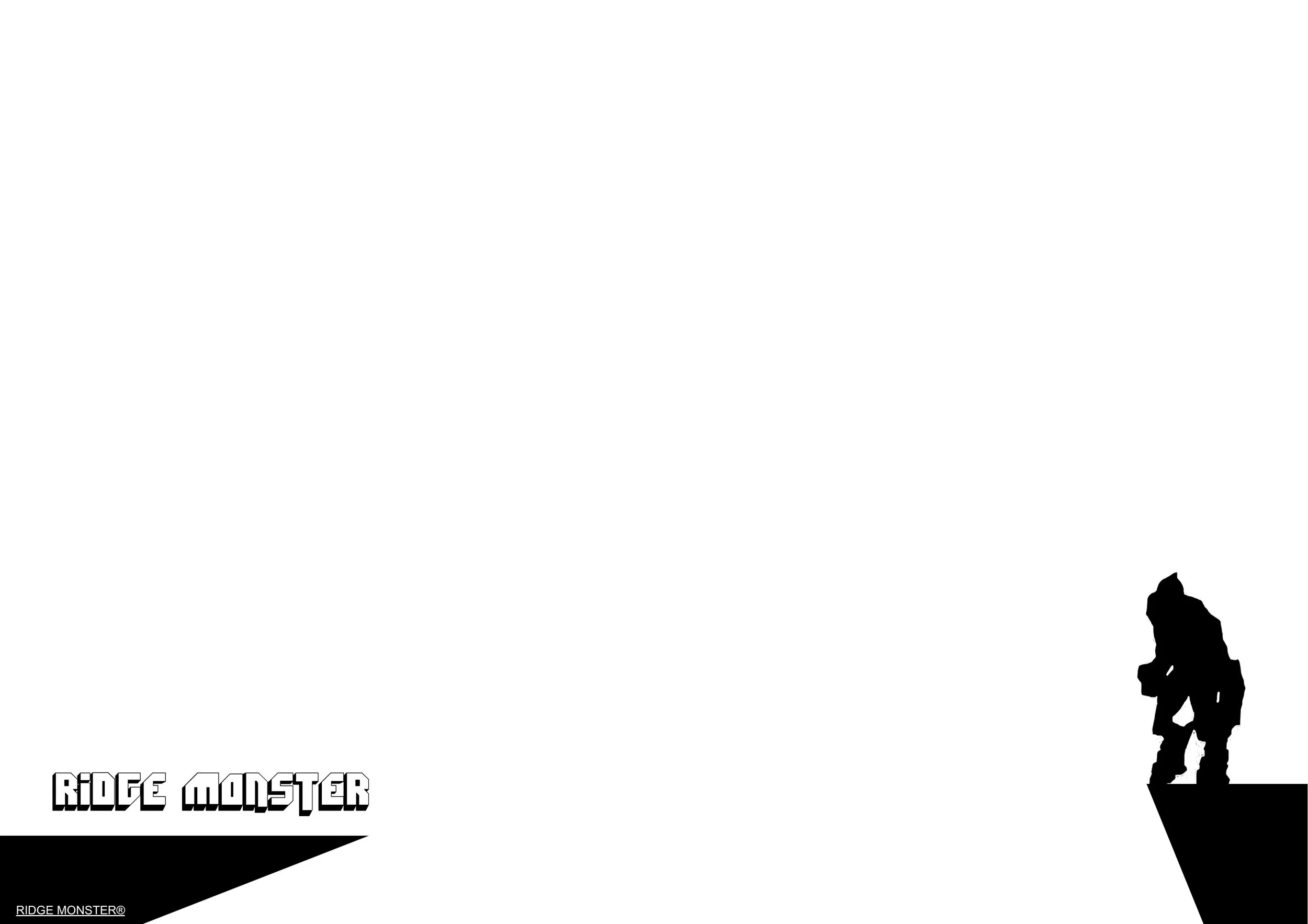 RIDGE MONSTER GIANT SIZED WALL PRINT  