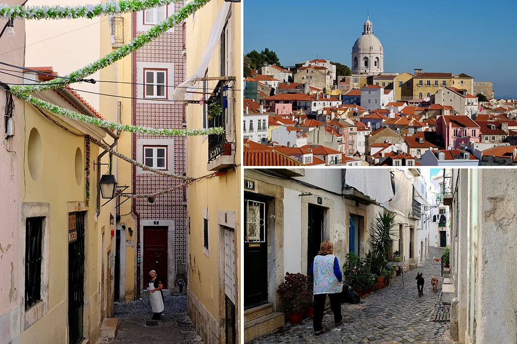 Walking through Lisbon’s Alfama district