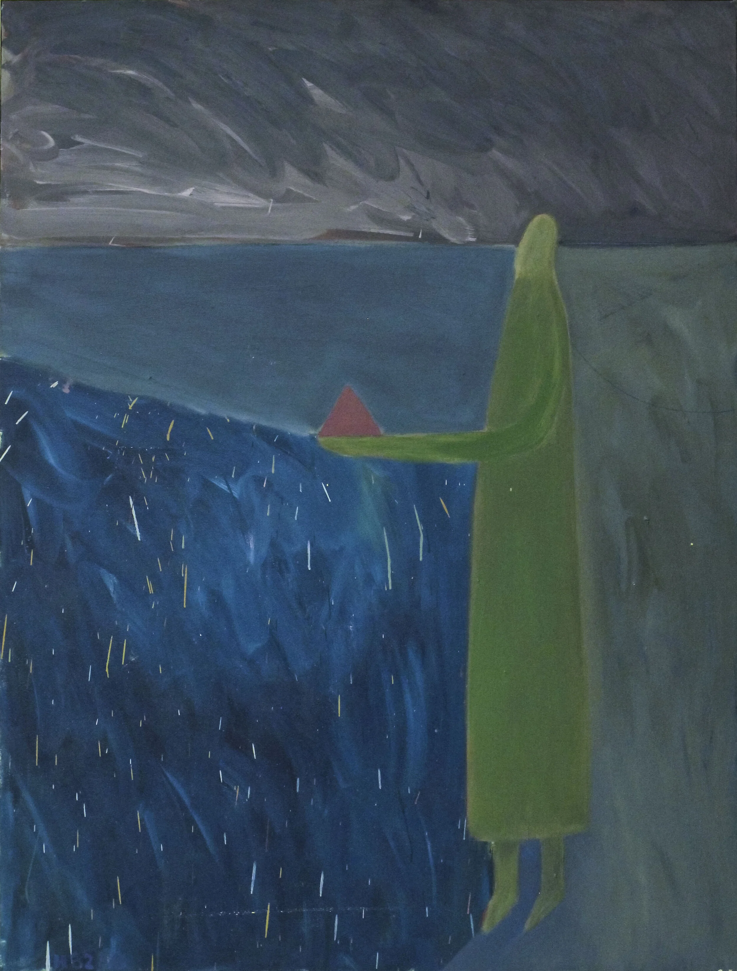 The Logician, Hudson Wong, 1984, oil on canvas