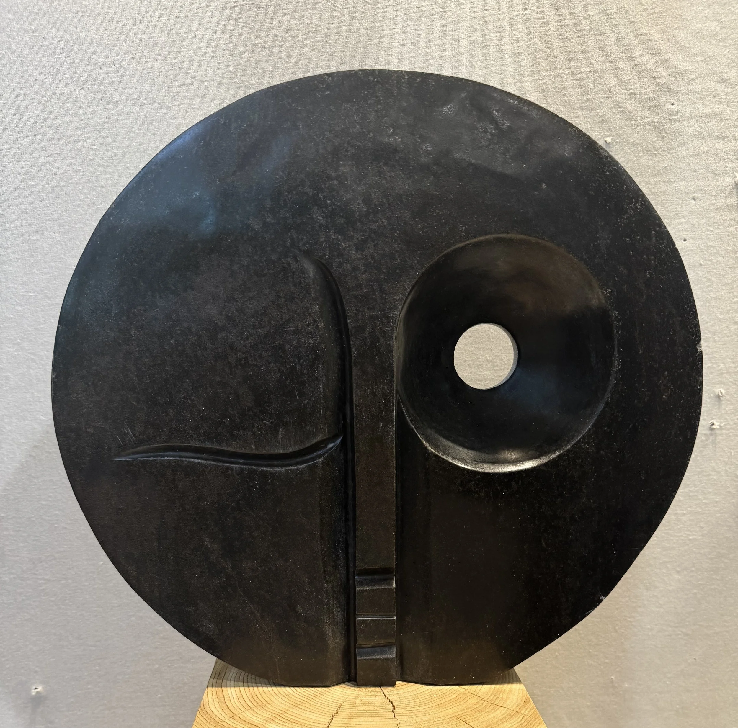 Eyewitness, by Philip Mulimo, Springstone, 22kg, 15"x16", $1850