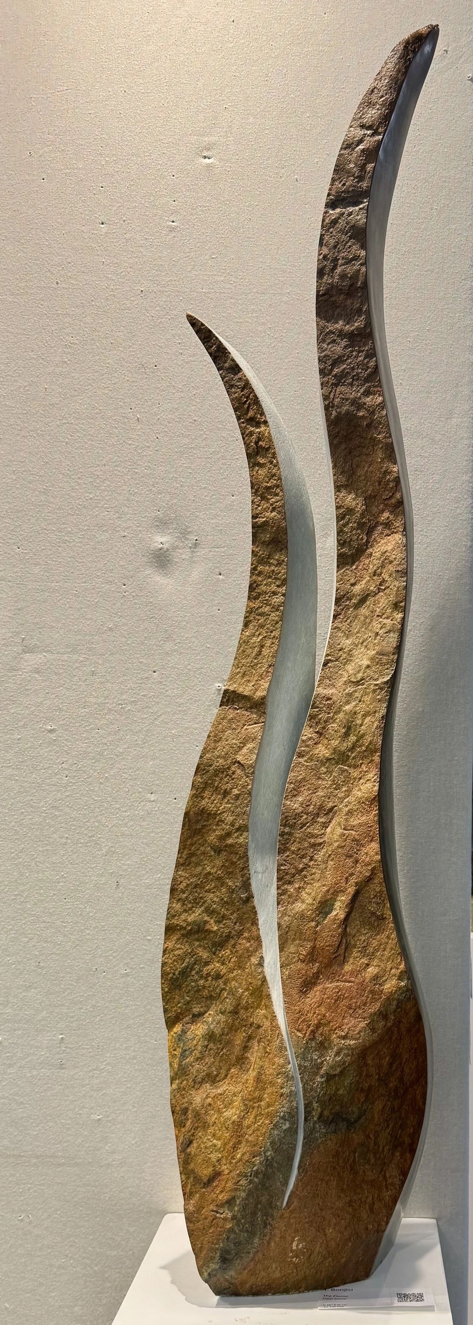 The Flame, byt= Tafunga Bonjisi, Opal, 48"x12", $5200