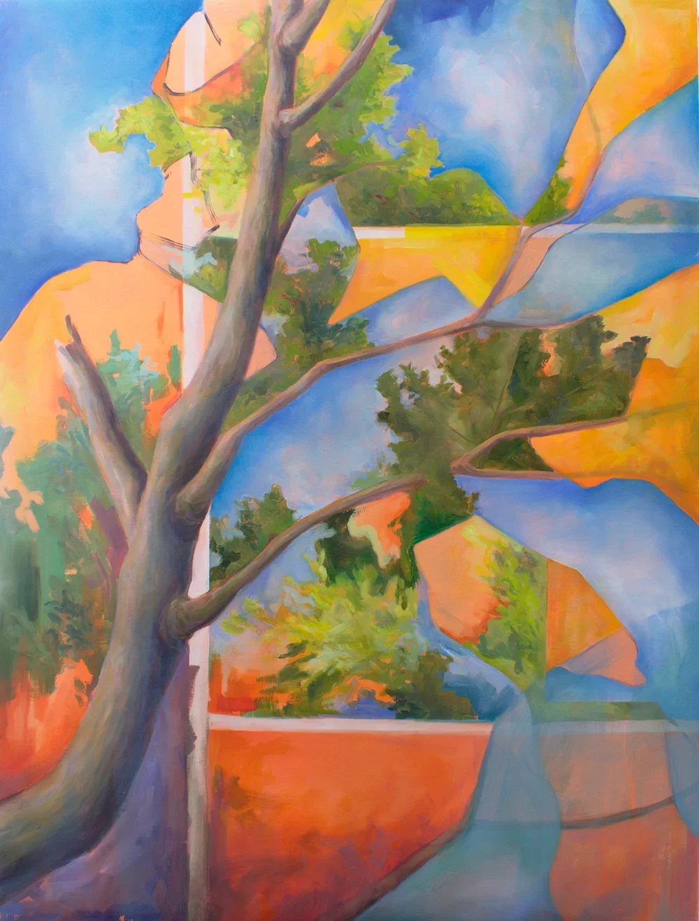 Summer Leaves, 2018, oil paint, 40x30", $825