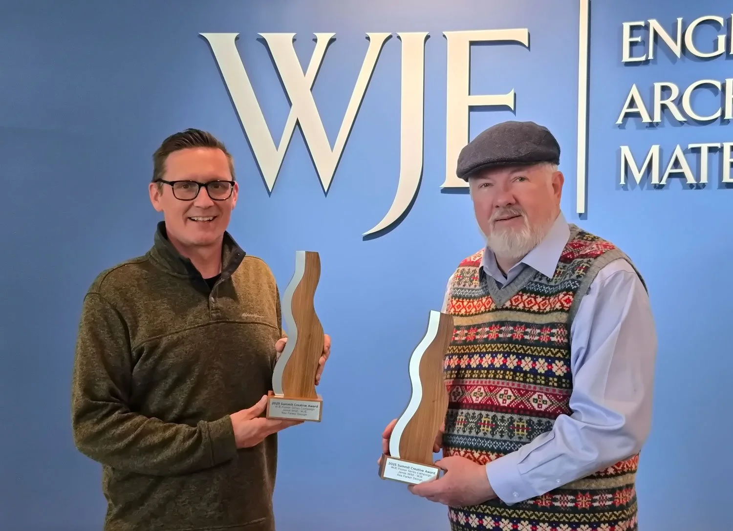 Rex Parker’s print series for WJE earned the prestigious Summit International Creative Award