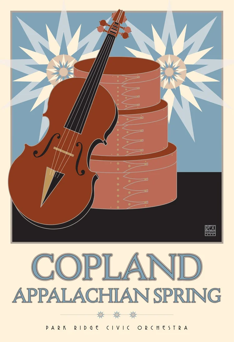 Copland Appalachian Spring — Rex Parker | Graphic Designer, image size:750x1096