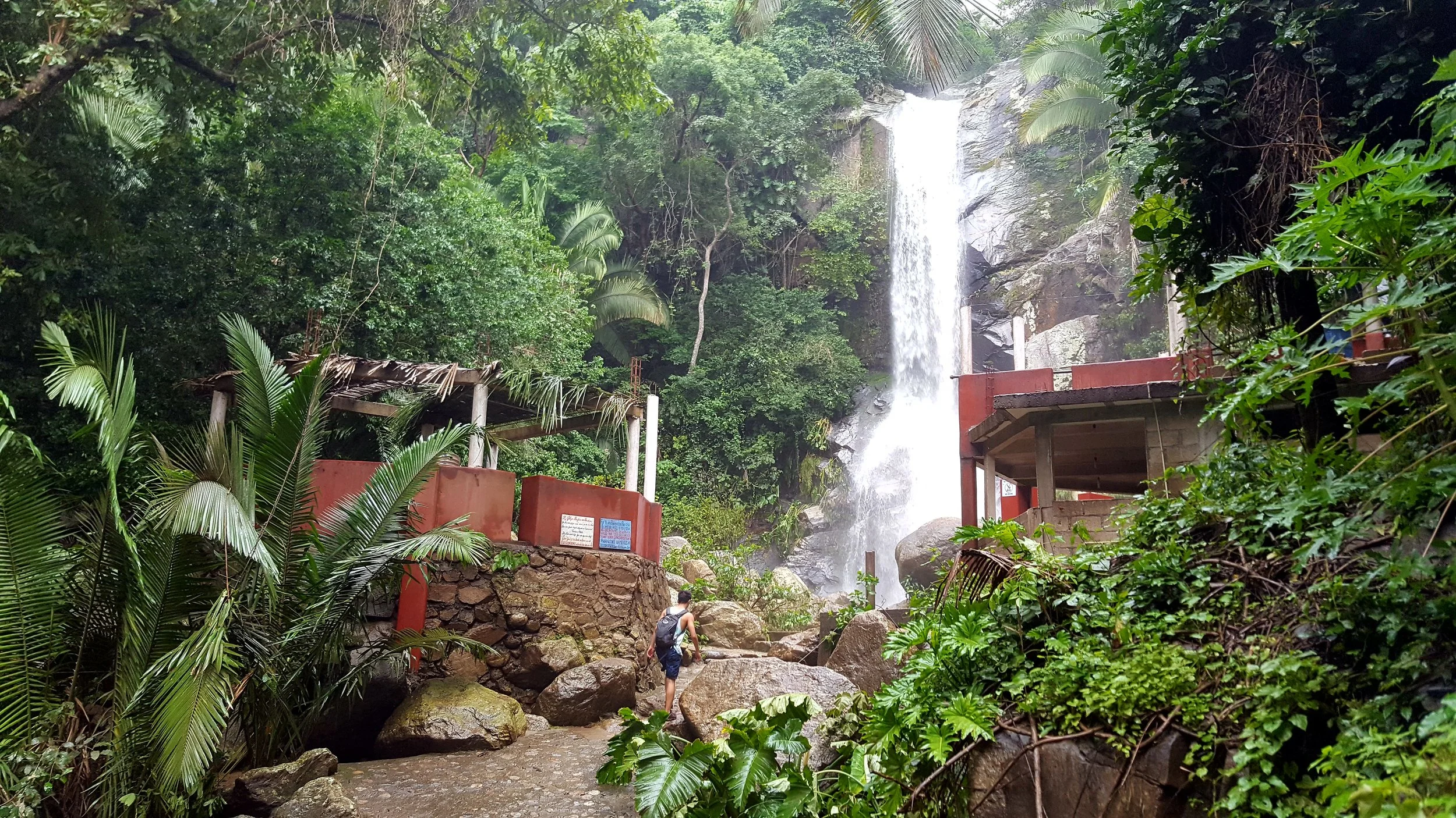The waterfall in Yelapa towards the end of the rainy season