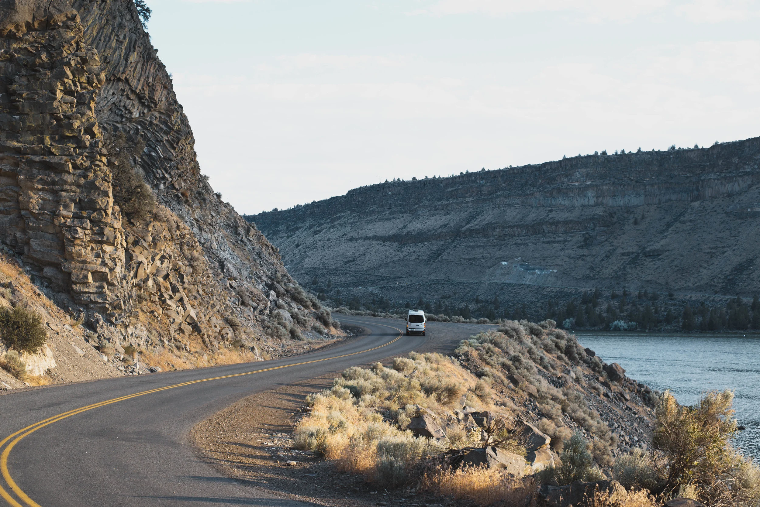 Sunset at The Cove Palisades State Park in Central Oregon