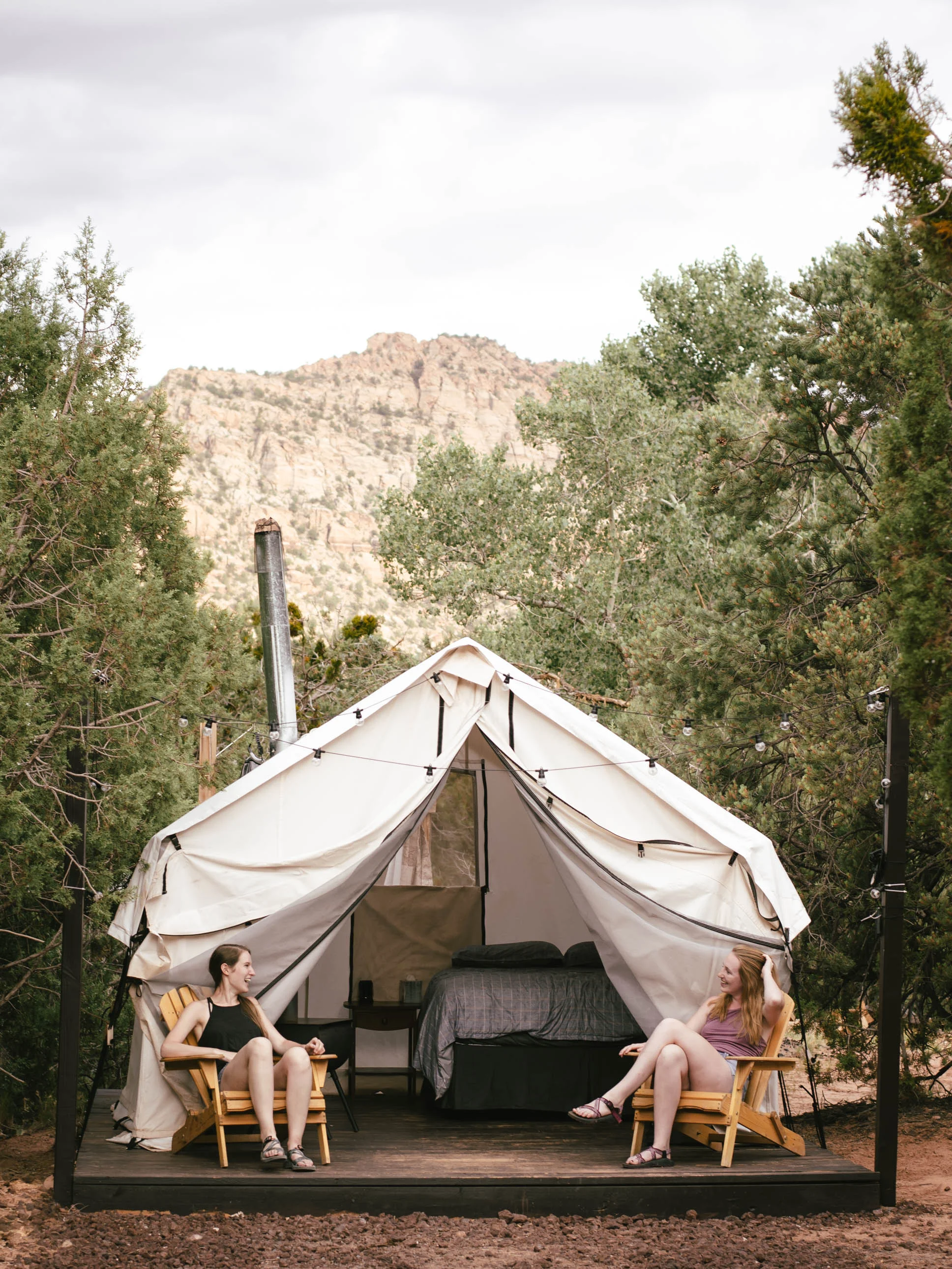 We made sure to include glamping on our Utah road trip itinerary