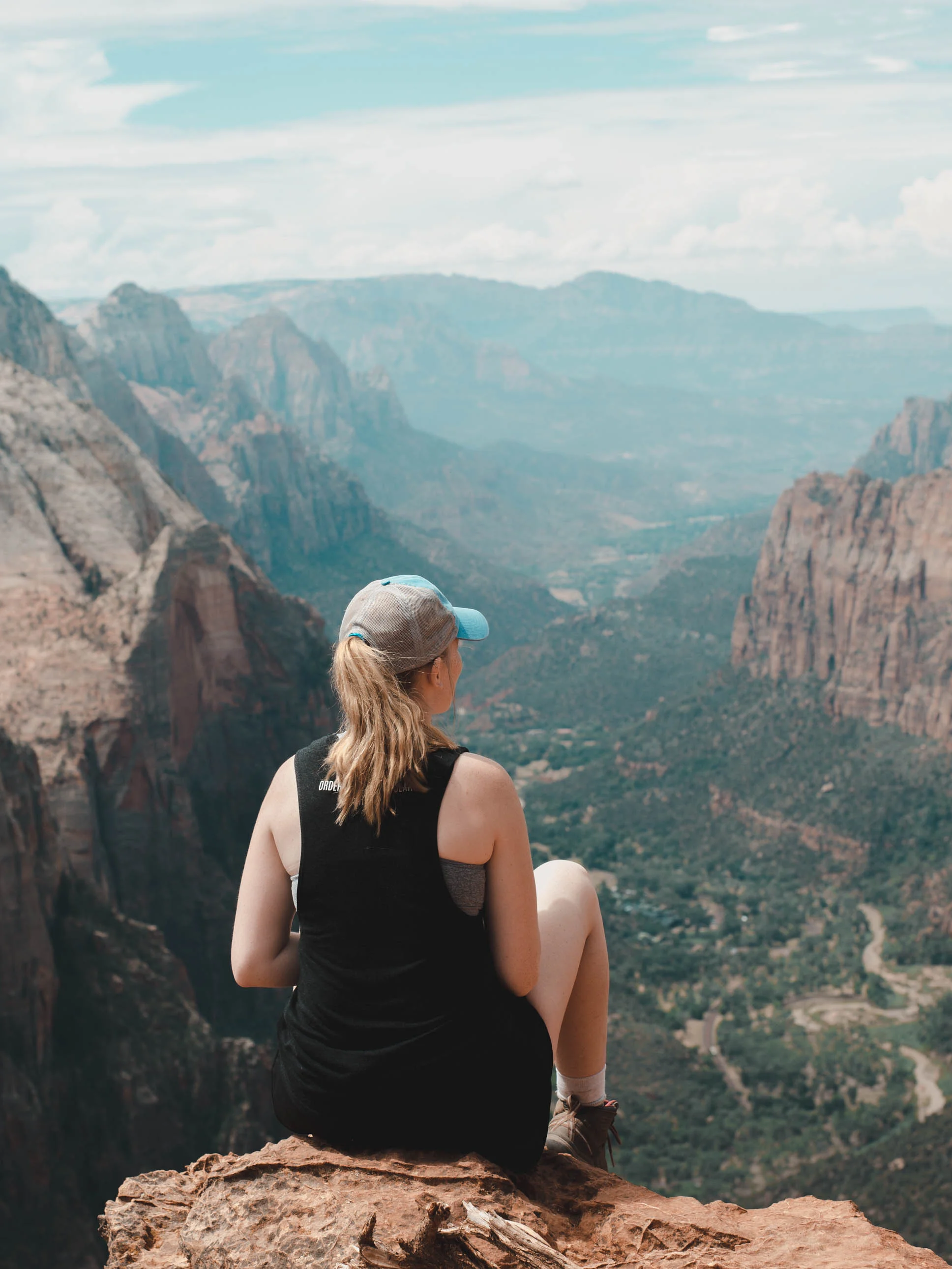 Hiking at Zion National Park is a must on a Utah road trip