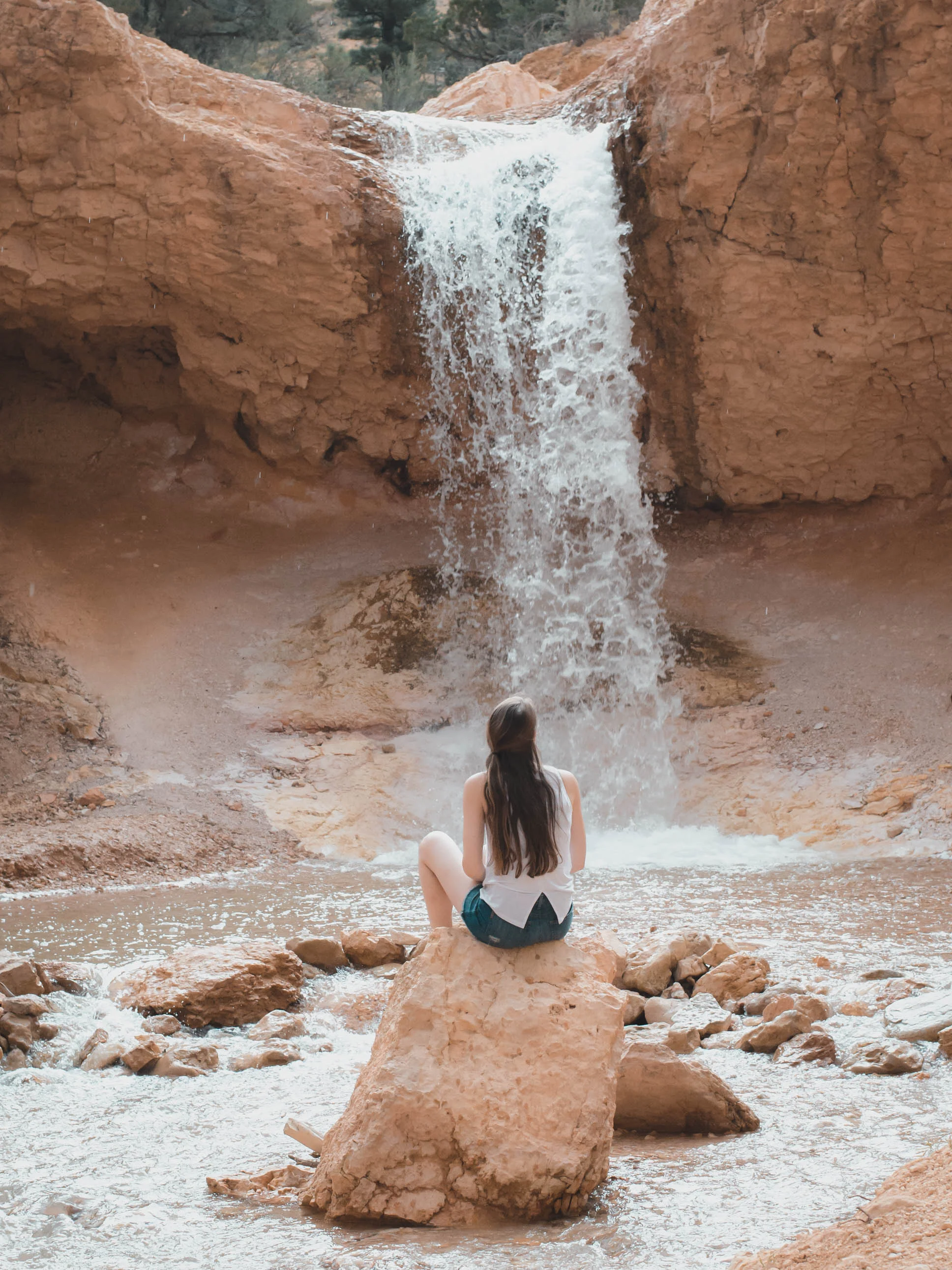A road trip wouldn't be complete without a waterfall!