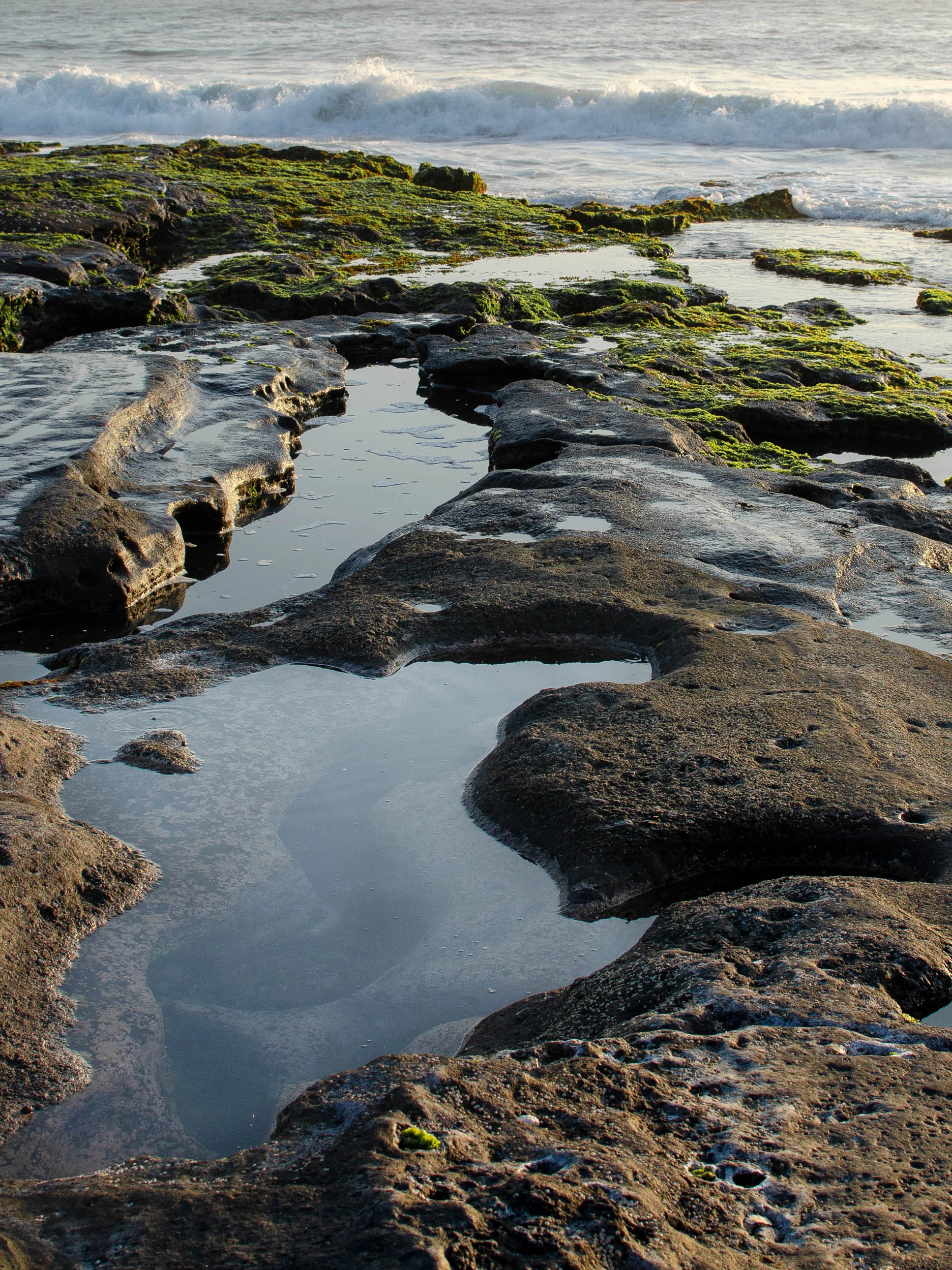 Tide pools at Tanah Lot