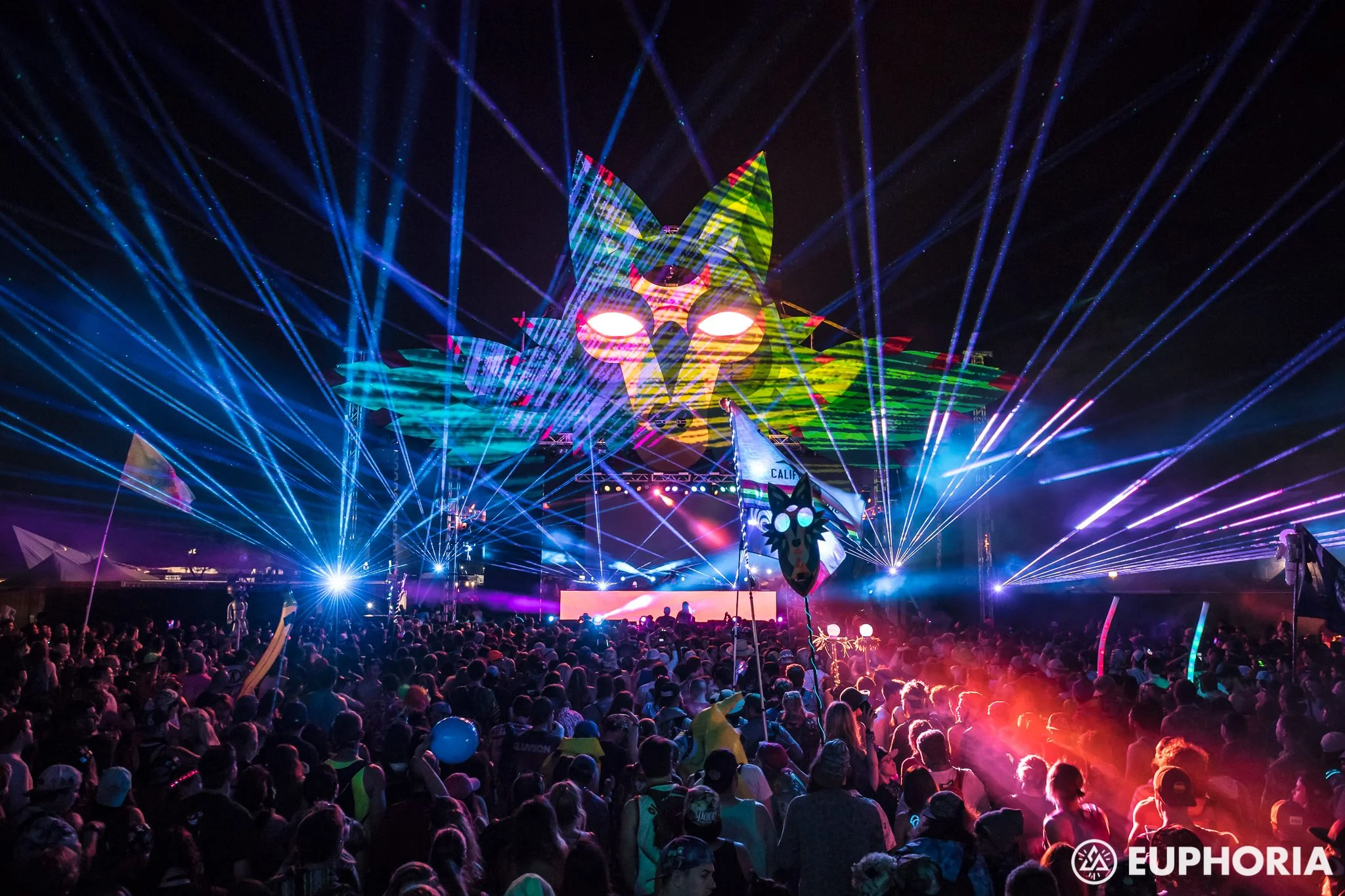 EUPHORIA Euphoria is the only EDM and camping festival in Texas, centrally located 5 minutes from the heart of downtown Austin. Growing to almost 50,000 attendees, Euphoria combines an energetic camping experience, innovative acts, spectacular production value, and all-day activities to create a memorable experience.