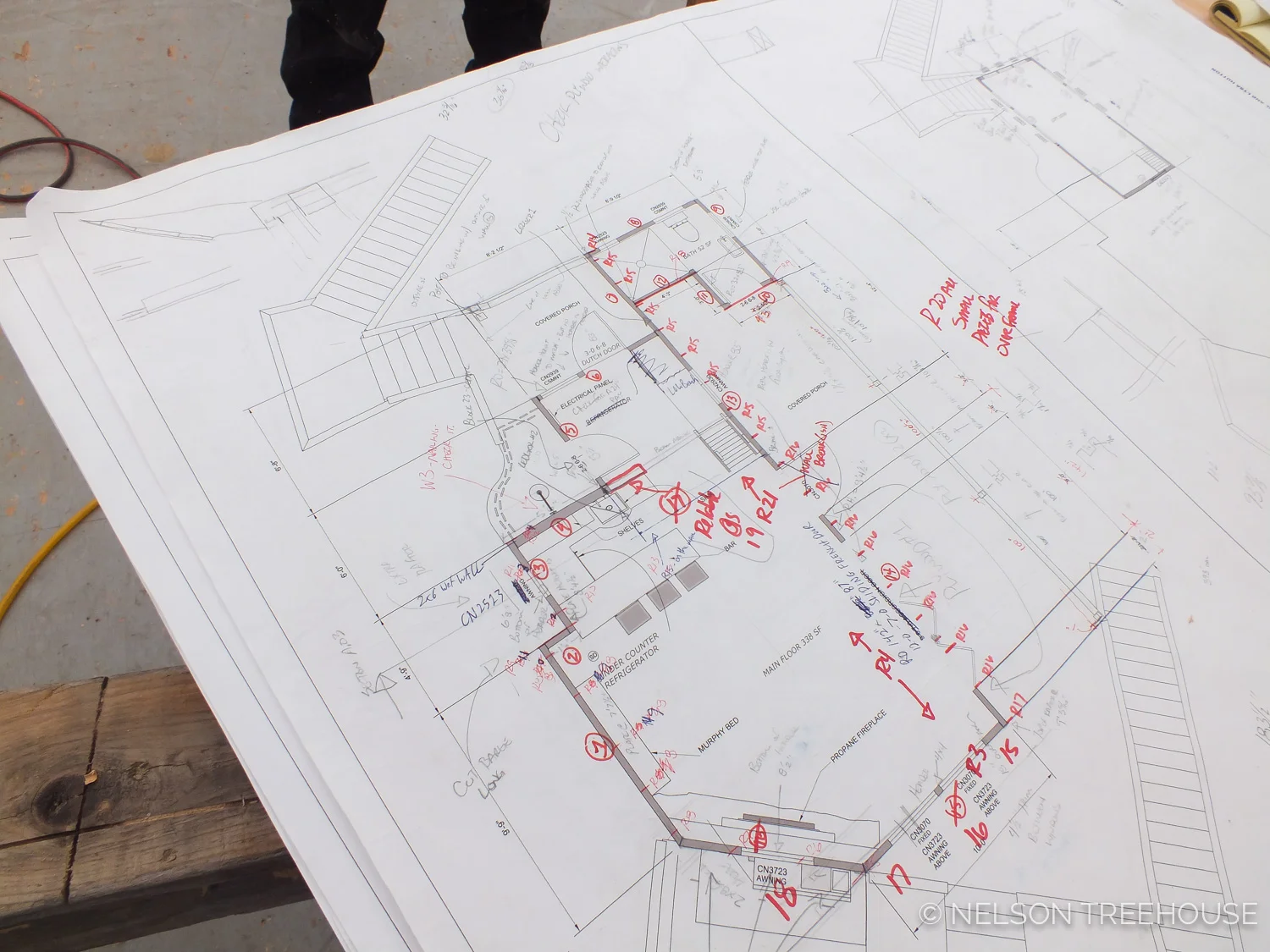 NELSON TREEHOUSE SHOP DRAWINGS