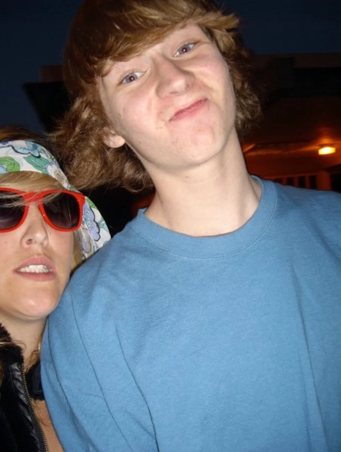 Garrett with Emily Nelson, circa 2006.