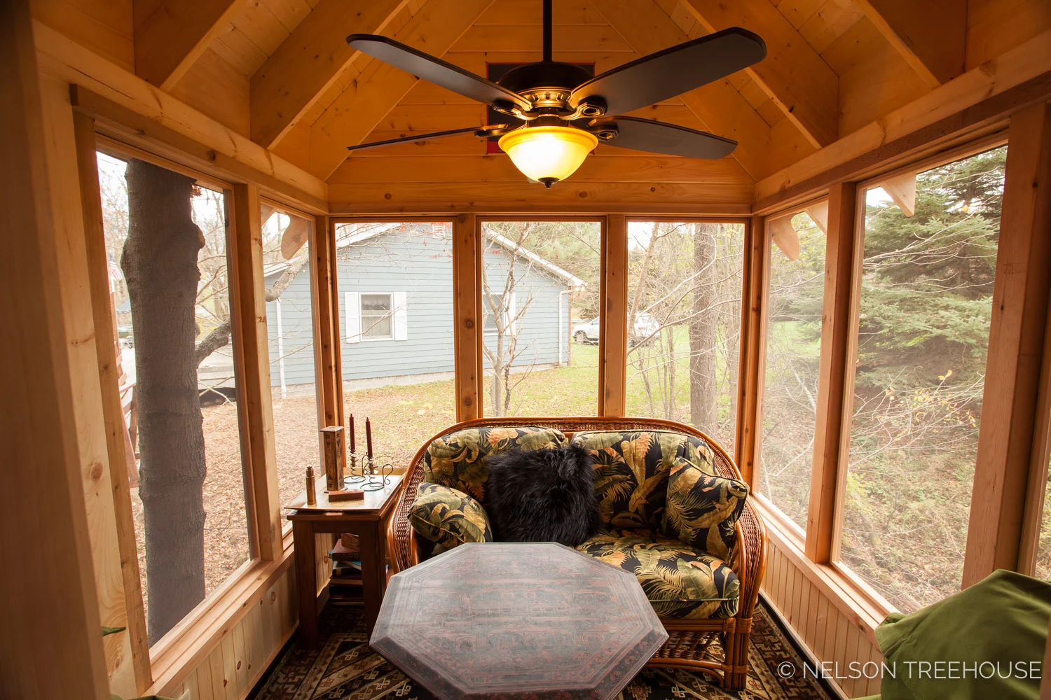Nelson Treehouse - Adventure TEmple Screened-in Porch
