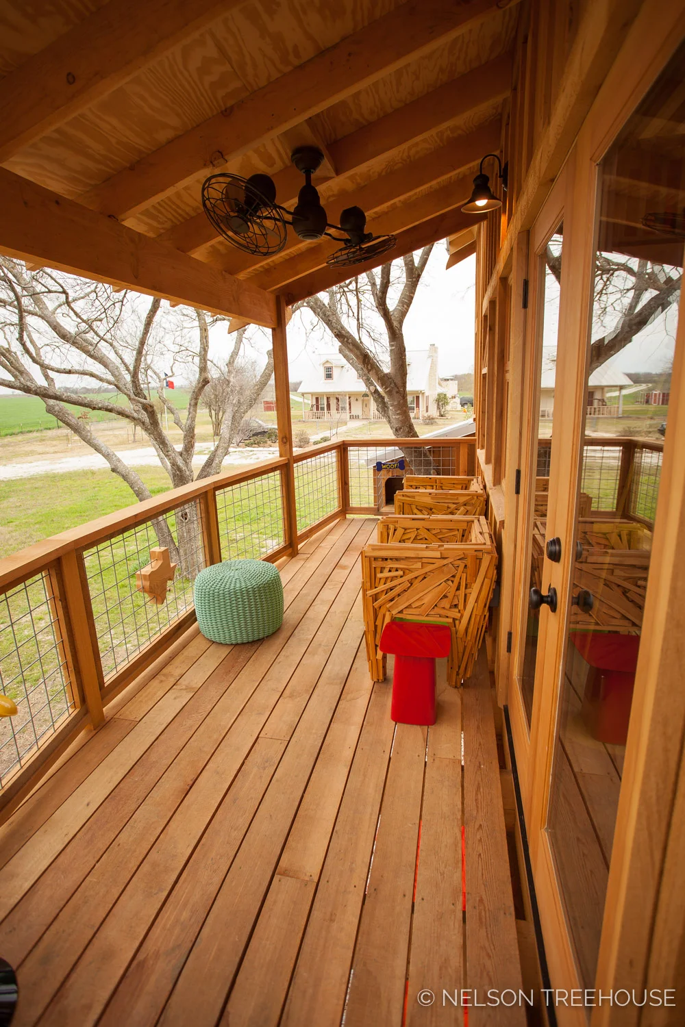 Nelson Treehouse - Twenty-Ton Texas Treehouse deck