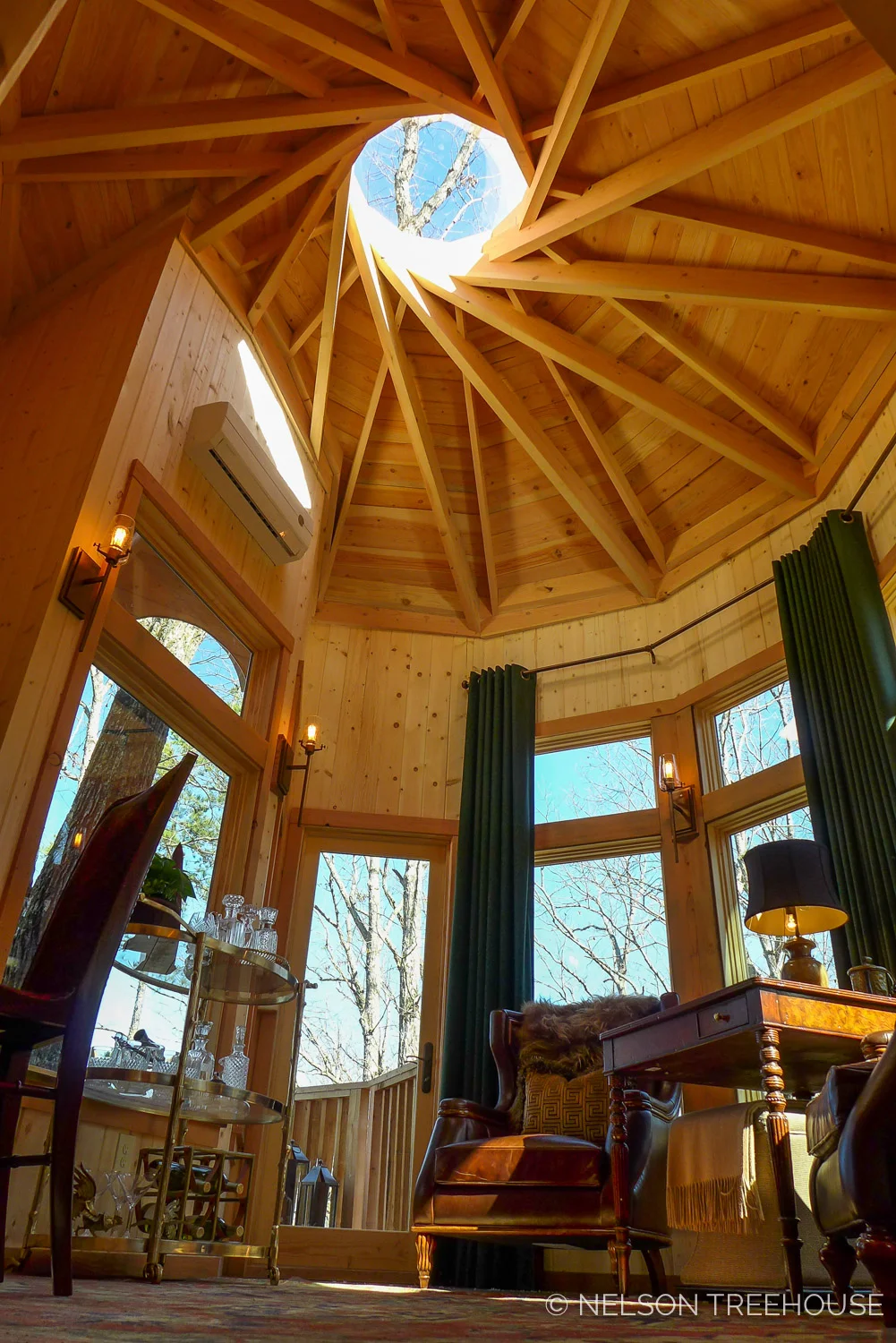 Super Spy Treehouse - Nelson Treehouse 2018 - Reciprocal roof