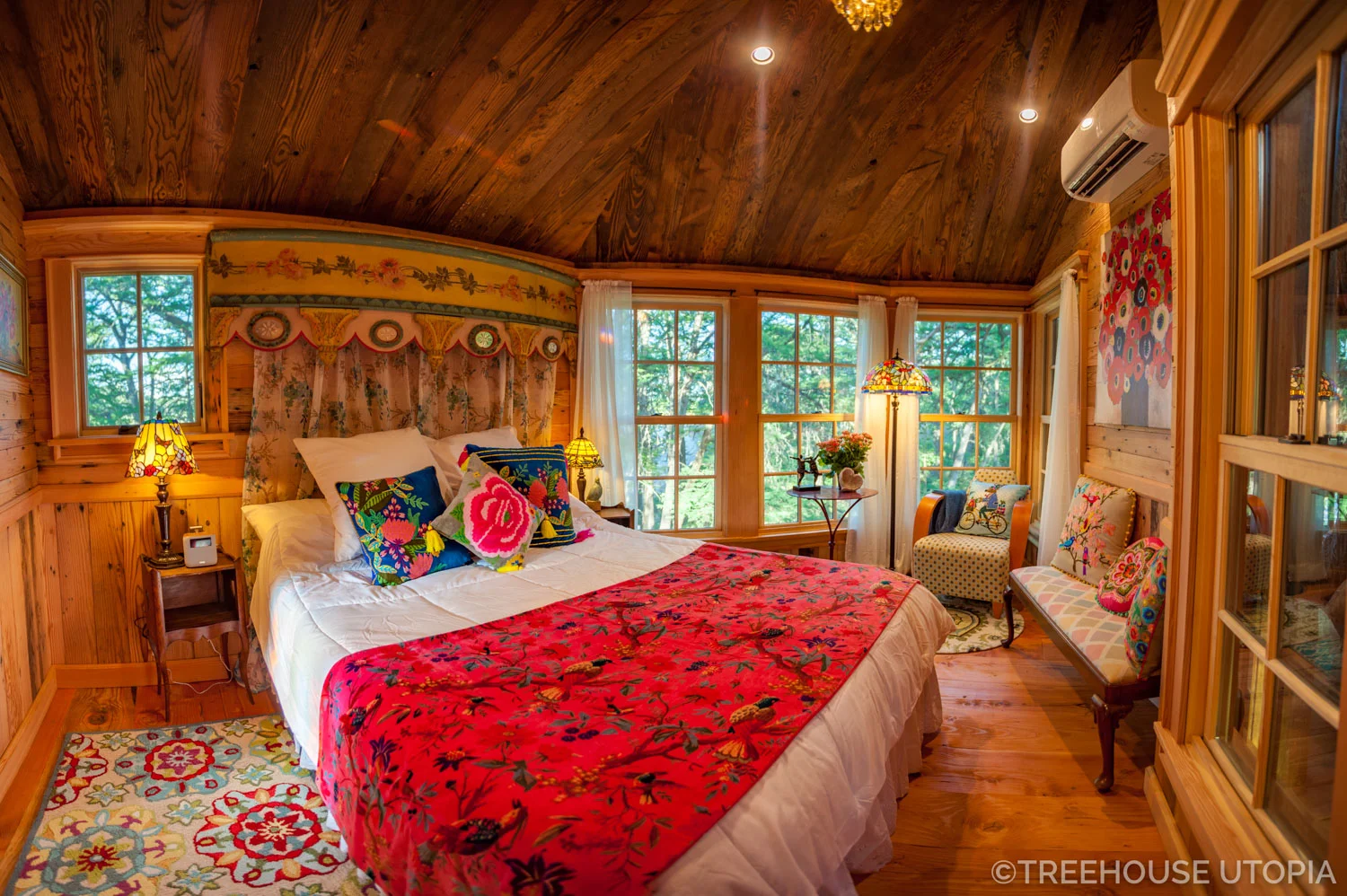 Inside Carousel at Treehouse Utopia
