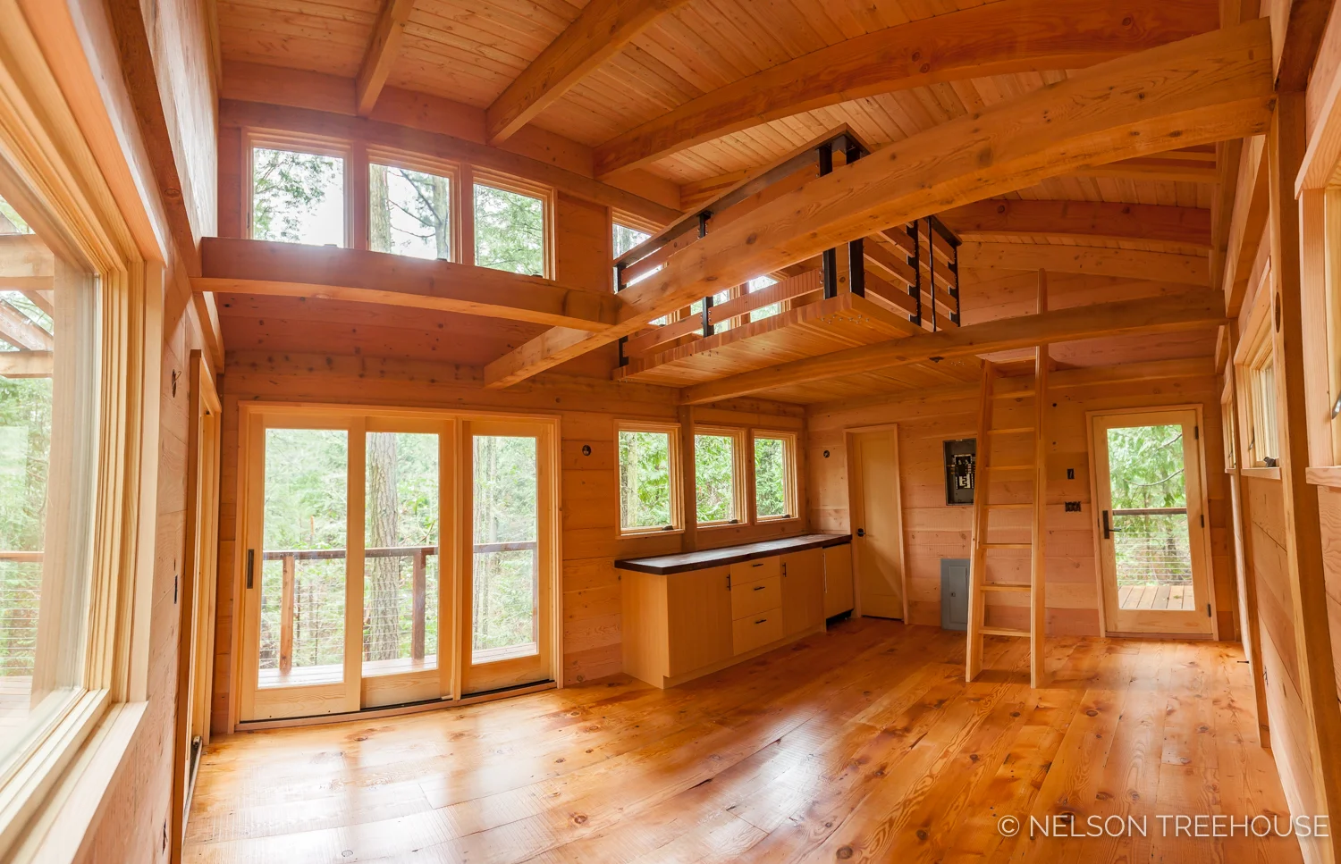 Inside our San Juan Islands treehouse
