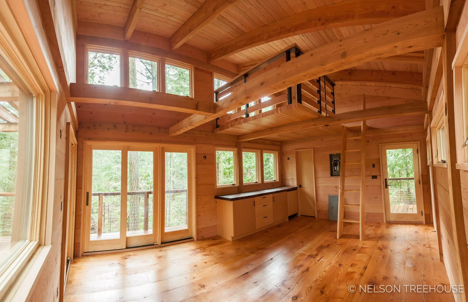 Marvin Windows and Doors in Our Latest Treehouse on the San Juan Islands