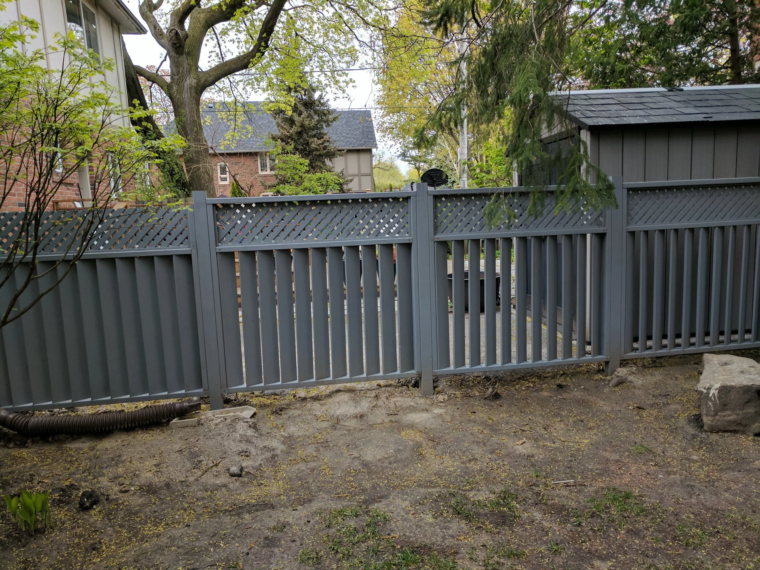 Custom Slat Fence Fix It Friend Handyman Services In Downtown