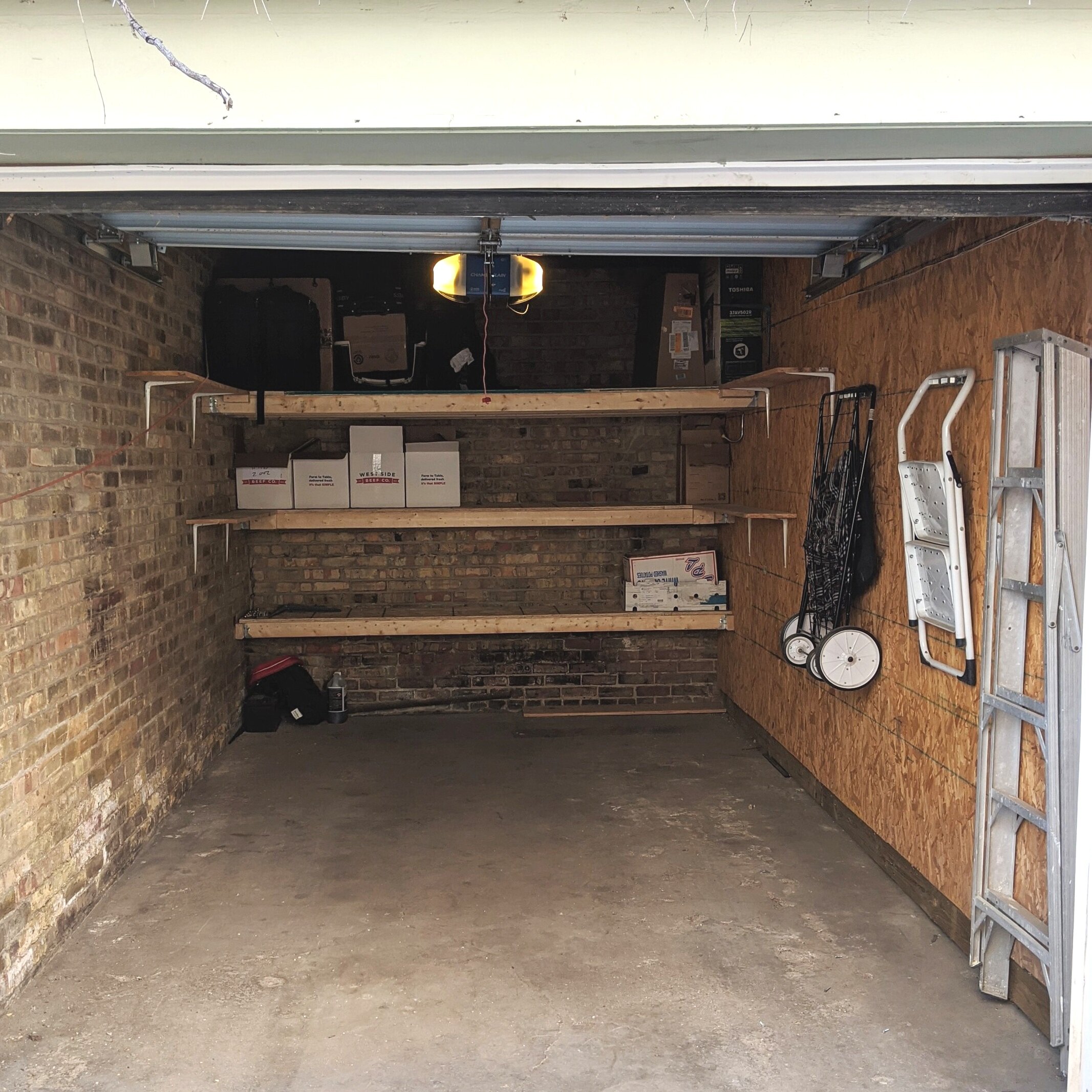 Garage Shelving installation