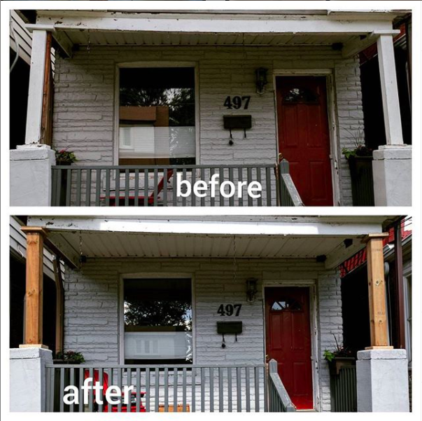 Porch Column Repairs and Replacement