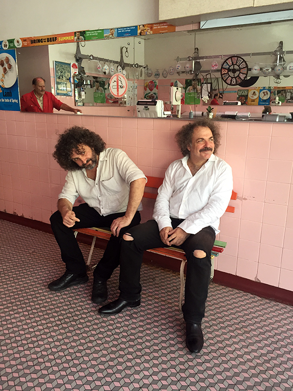 Xylouris White - George Xylouris & Jim White, launching their album Black Peak
