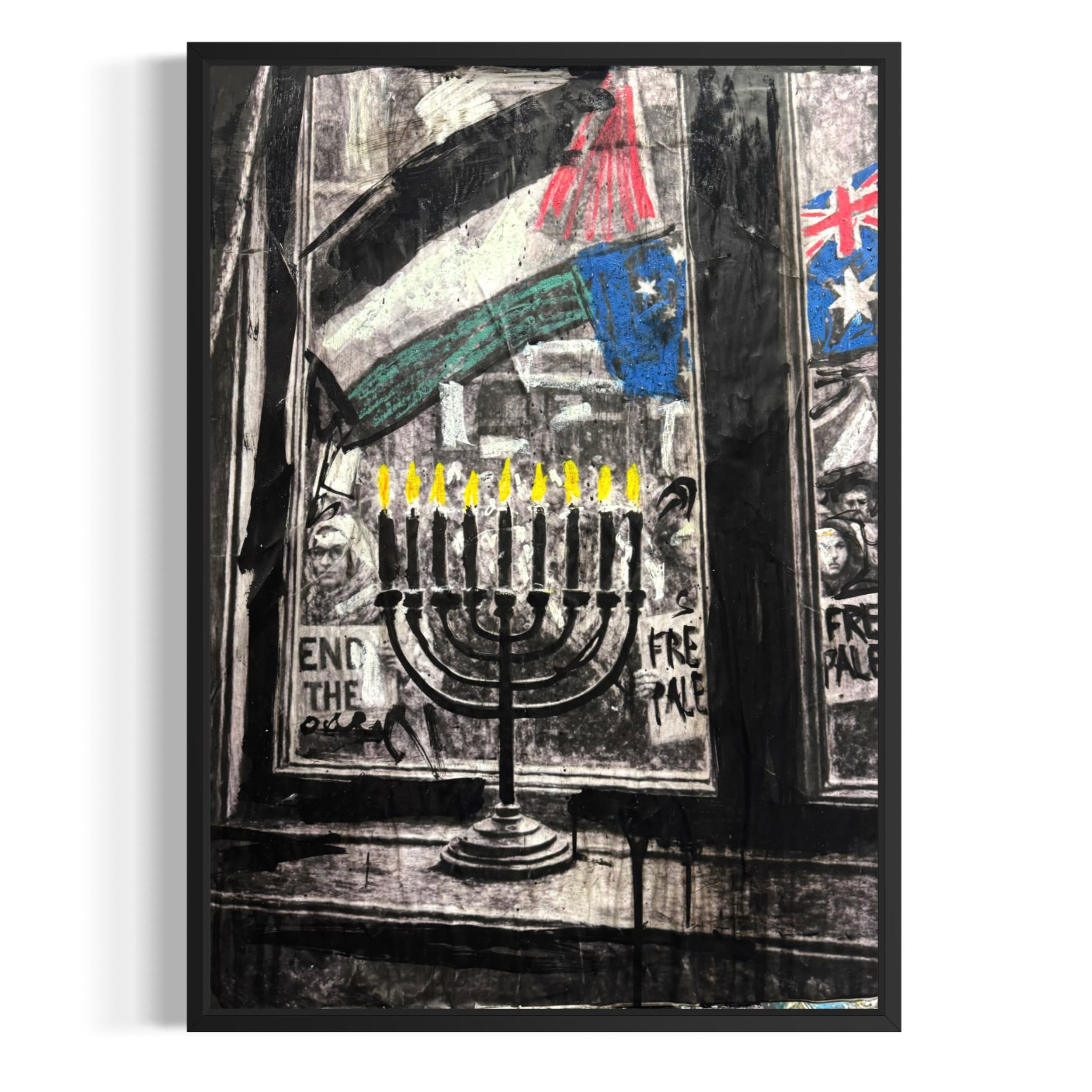 We continue to light candles