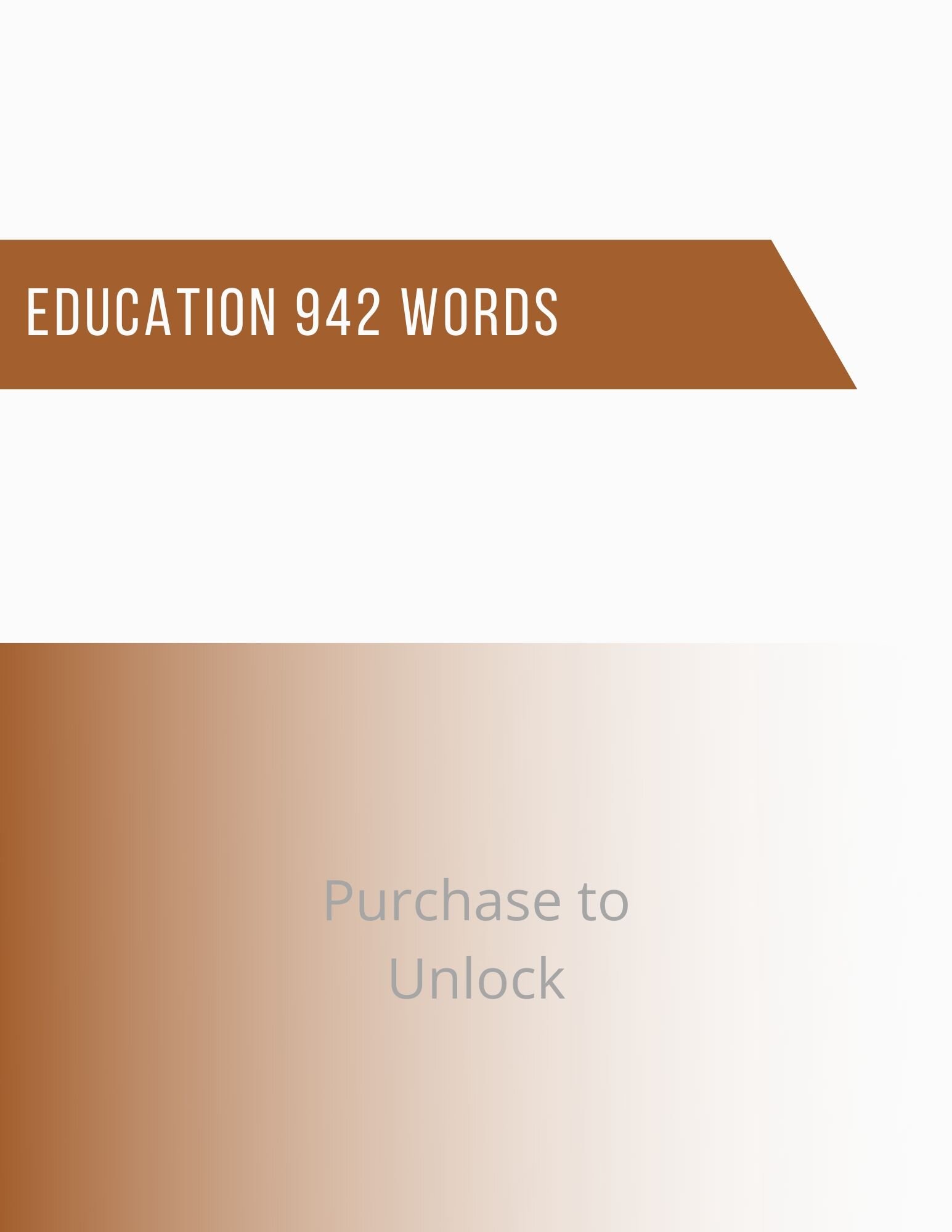 Education 942 Words