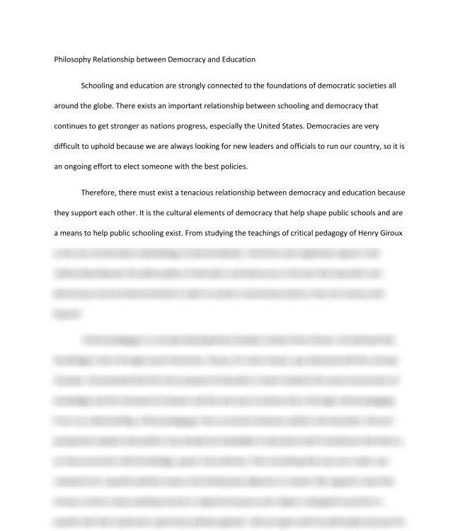 Philosophy Relationship between Democracy and Education_thumb-0.jpg