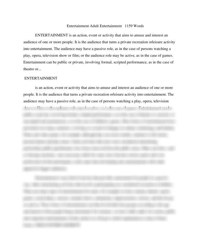 Entertainment Adult Entertainment 1159 Words_thumb-0.jpg