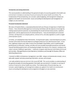 Introduction and closing statements