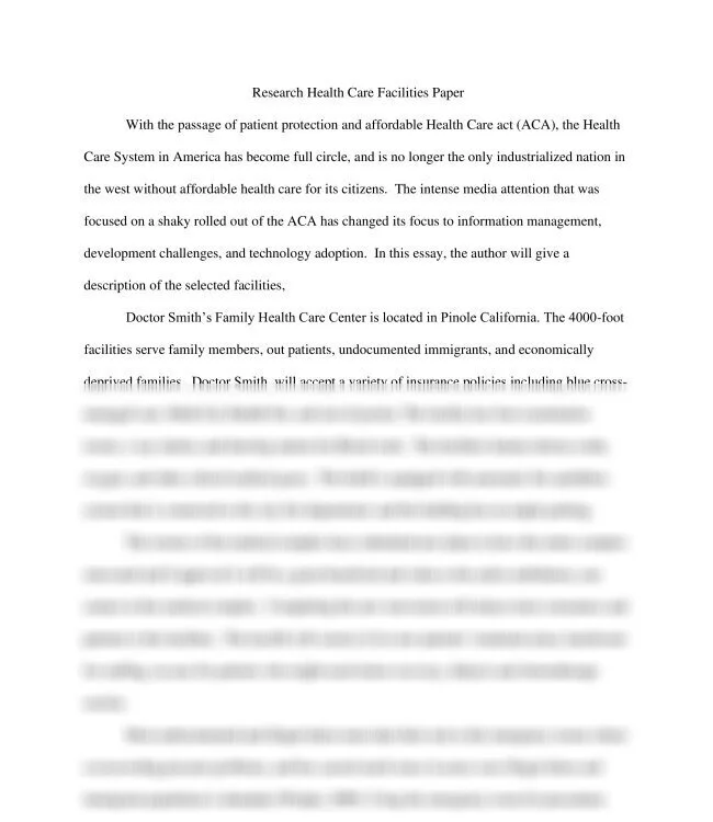 J.Ellis_Wk1_Research Health Care Facilities Paper_thumb-0.jpg