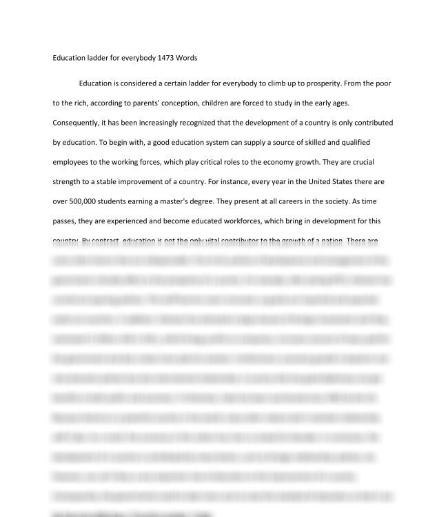 Education ladder for everybody 1473 Words_thumb-0.jpg
