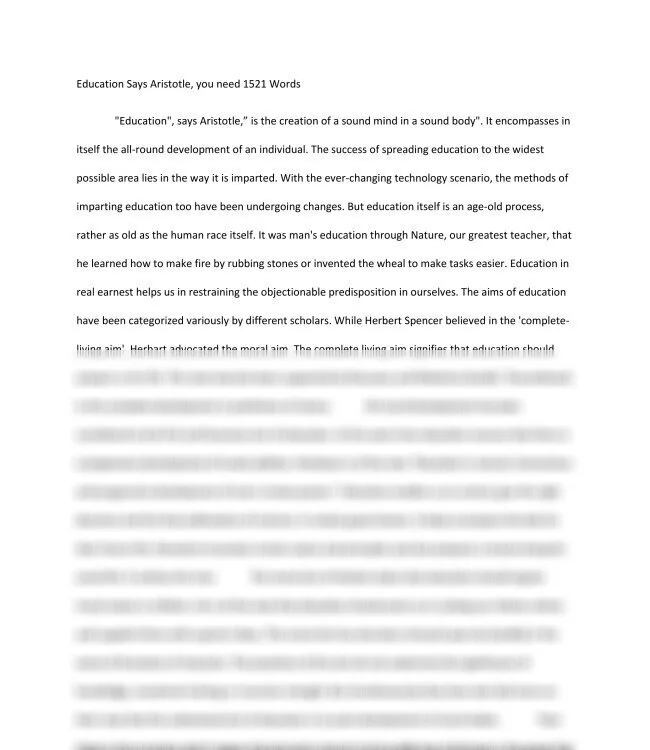 Education Says Aristotle, you need 1521 Words_thumb-0.jpg