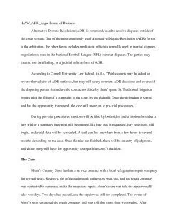 LAW_ADR_Legal Forms of Business