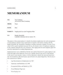 MEMORANDUM