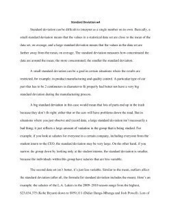 Standard Deviation w4