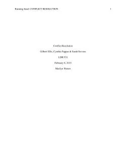 LDR 531 WK4 Storybook Two: Downsizing