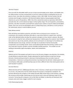 Business Proposal  One issue with the affordable health care act is how to accommodate senior citizens, and disables who are ailing and does not have transportation to and from medical facilities incl