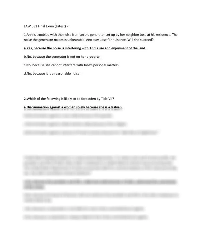 LAW 531 Final Exam_100_thumb-0.jpg