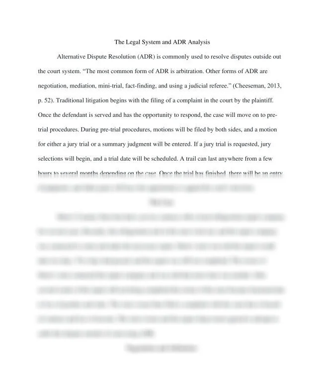 LAW531_WK1_The Legal System and ADR Analysis_thumb-0.jpg