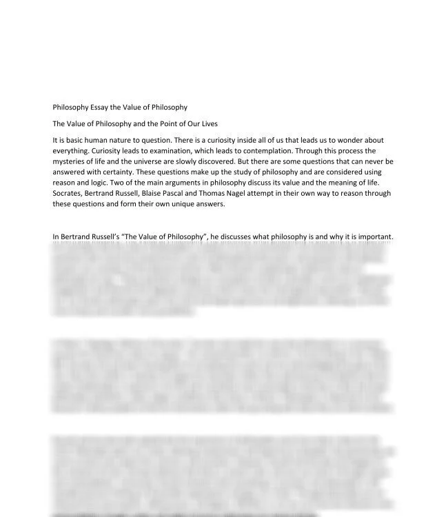 Philosophy The Value of Philosophy_thumb-0.jpg