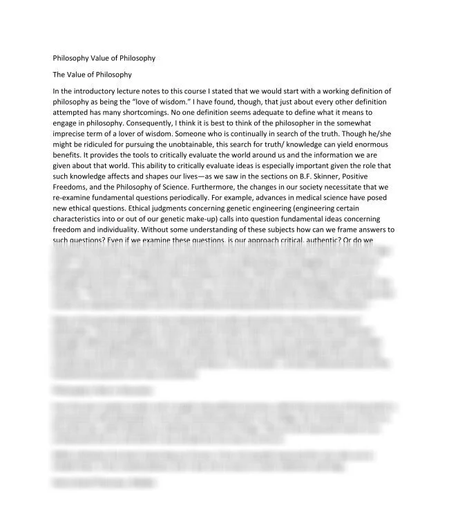 Philosophy Value of Philosophy_thumb-0.jpg