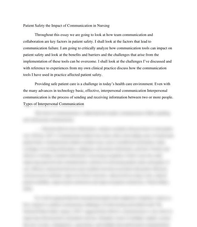 Patient Safety the Impact of Communication in Nursing_thumb-0.jpg