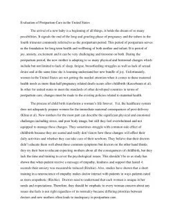 Evaluation of Postpartum Care in the United States 